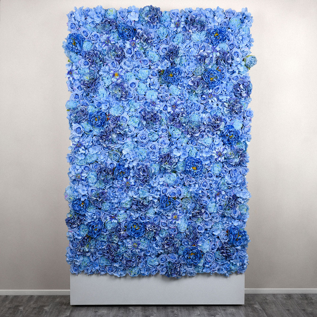 Blue Flower Wall 6 feet by 4 feet
